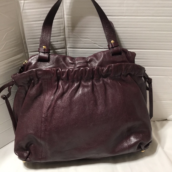 Furla leather satchel with multi compartments and aged bronze hardware. NWOT - Picture 9 of 16